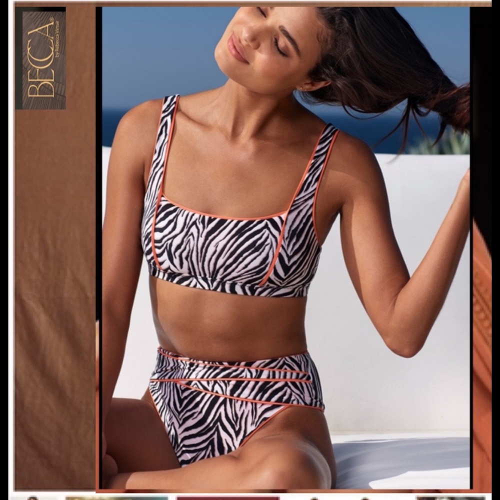 2Pc BECCA Animal Kingdom Bikini Set